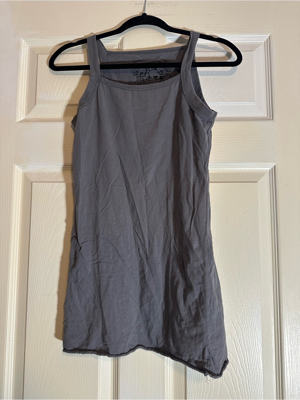 Classic Women's Gray Square-Neck Tank - Unbranded